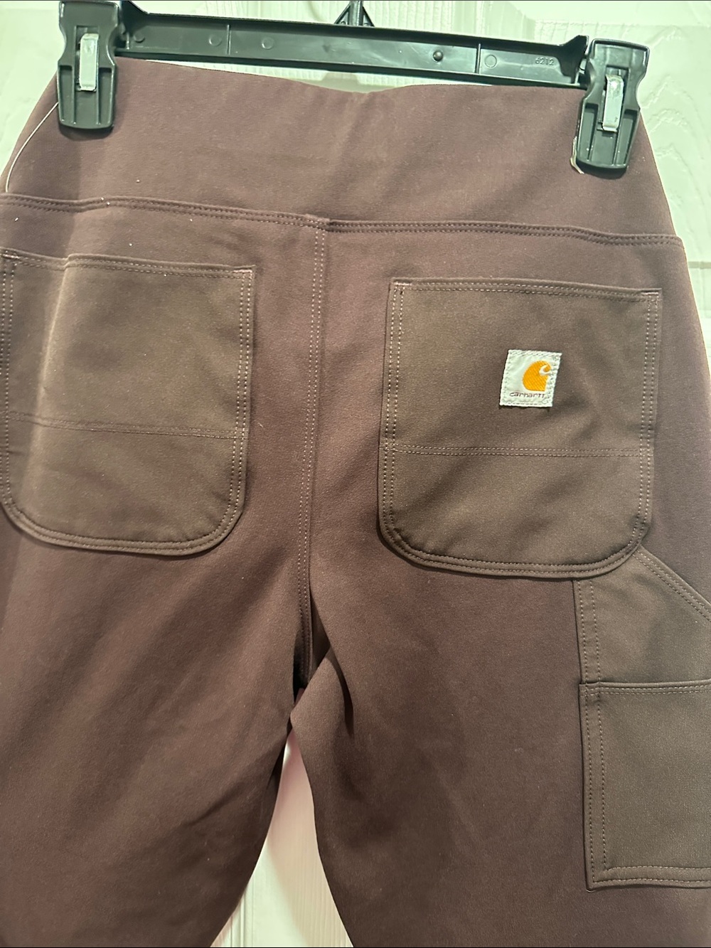 Carhartt Women's Maroon/Burgundy Jeggings - Picture 9 of 11